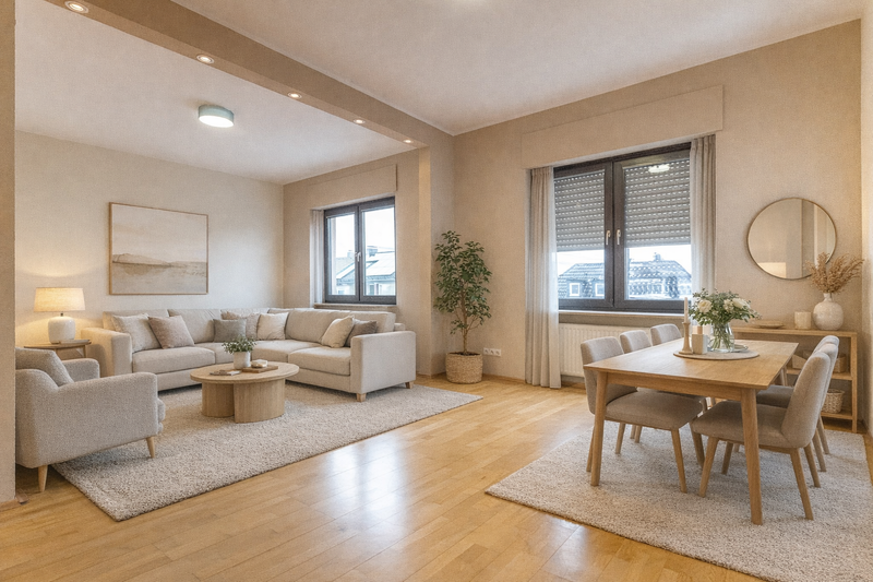 Wohnzimmer Visualisierung