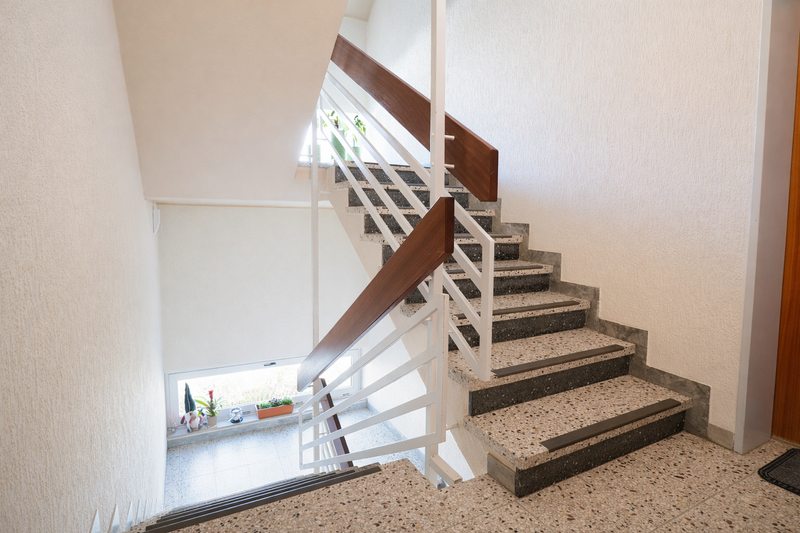 Das gepflegte treppenhaus