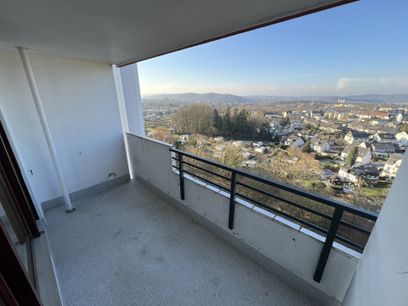 Die Loggia mit toller Weitsicht