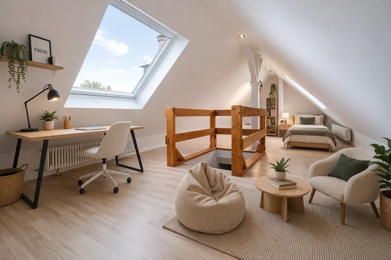 Helle ca. 100 m² große 3-Zimmer-Maisonettewohnung mit Einbauküche und Tageslichtbad - Foto 3
