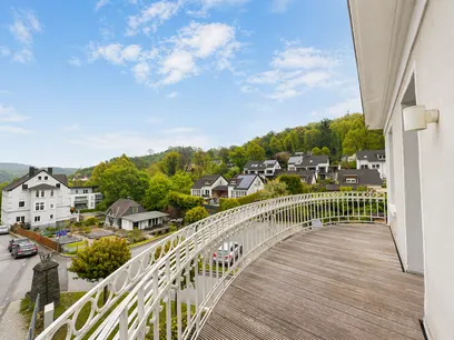 Tolle Aussicht Richtung Schloss