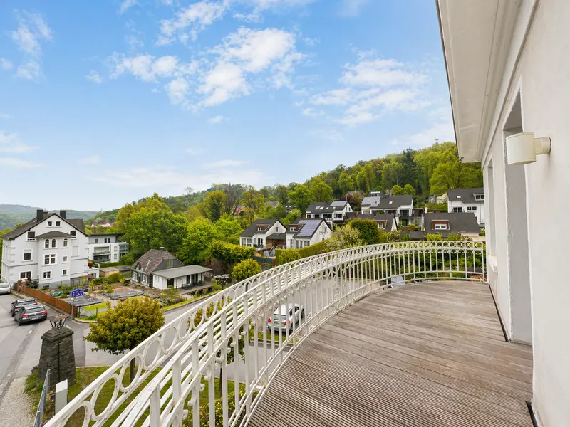Tolle Aussicht Richtung Schloss
