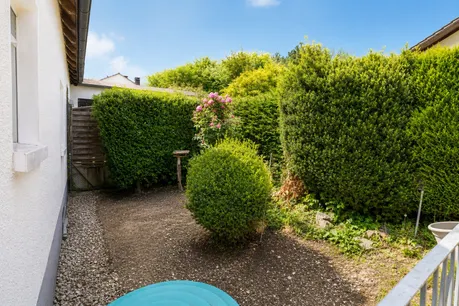 Gartenbereich hinter dem Haus
