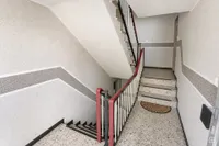 Das gepflegte Treppenhaus
