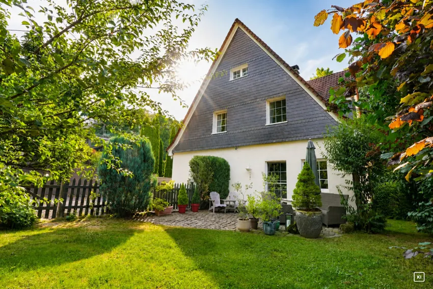 Gartenansicht des Hauses