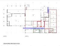 Grundriss EG. Lager fg und d