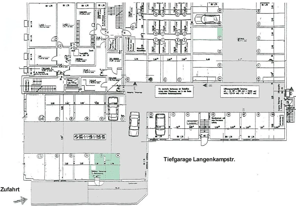 Grundriss KG + Tiefgarage
