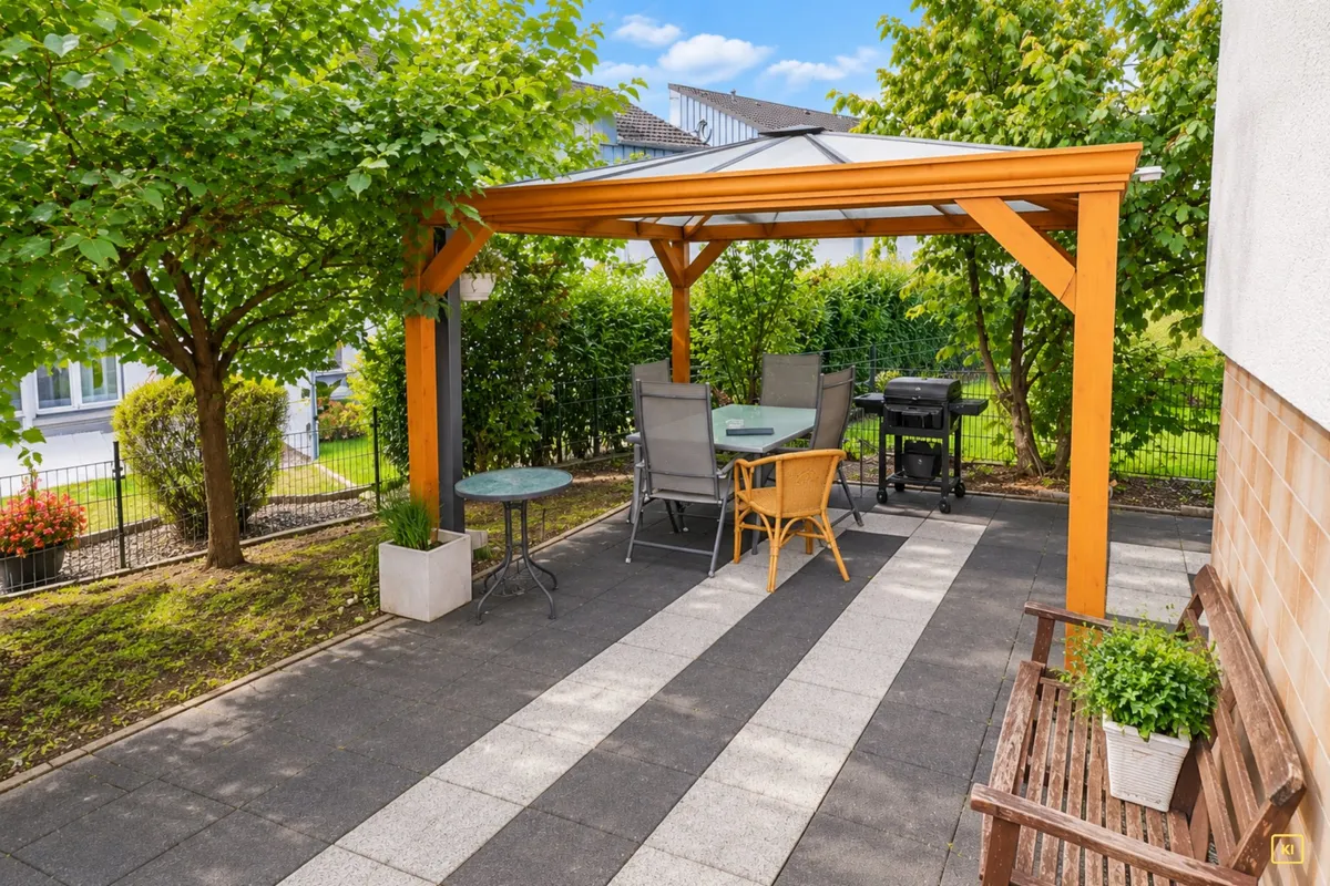 Überdachte Terrasse