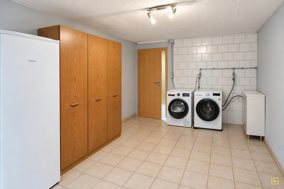 Anschlussmöglichkeit für Waschmaschine und Trockner