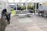 überdachte Terrasse