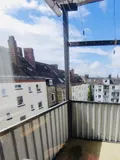 Blick vom Balkon