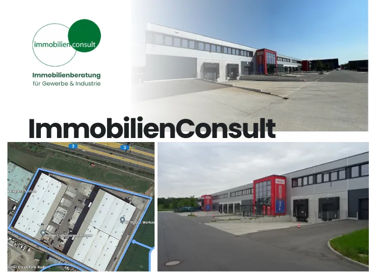 9.157 m² Logistikhalle + 449 m² Büro-/Sozialfläche in Rodgau-Weiskirchen zu vermieten