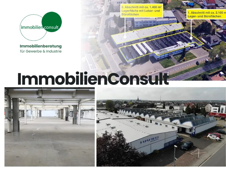 654 m² Lager-/Service und Sozialfläche zu vermieten