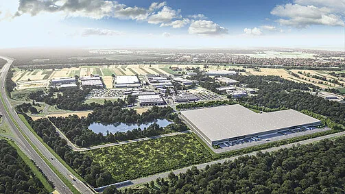 26.351 m&sup2; – teilbar ab 7.529 m&sup2; Logistikzentrum in Kleinostheim