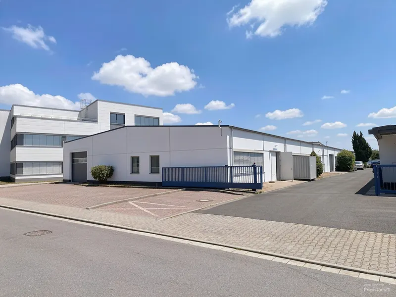 495 m&sup2; Lagerhalle + B&uuml;ro in Mainhausen zu vermieten