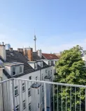 Ausblick vom Balkon