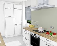 Küche mit Einbauküche ( Animation)