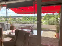 Blick auf die Terrasse
