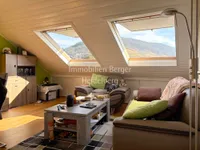 Wohnung Dachgeschoss Wohnzimmer