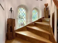 stilvolle Holztreppe