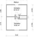 Grundriss Dachgeschoss