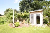 Sitzgelegenheit und Sauna