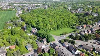 Blick auf Duisburg-Rheinhausen