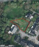 Luftbild mit Grundriss