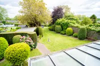 Blick vom Balkon