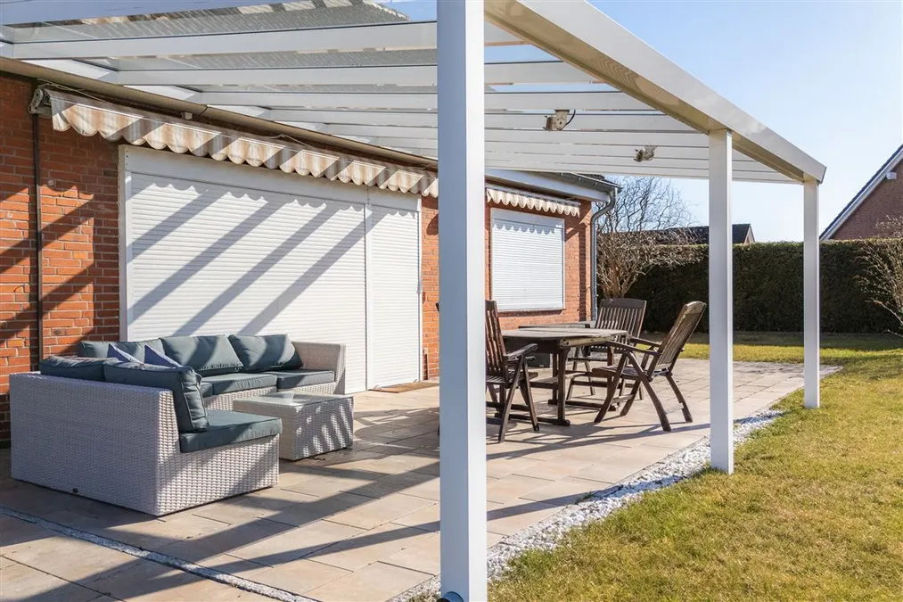 Überdachte Terrasse