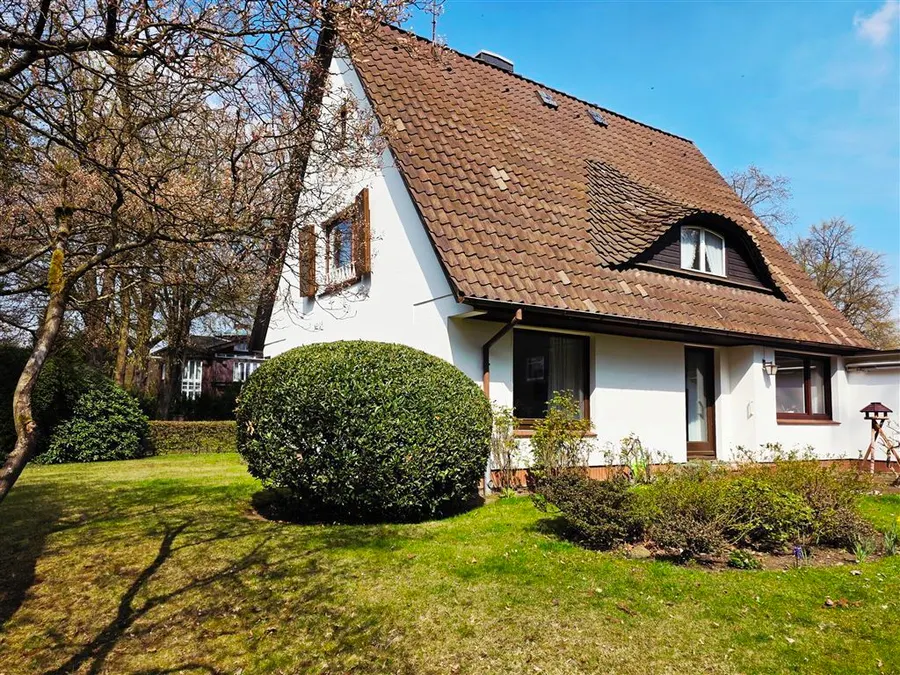 Gartenansicht des Hauses