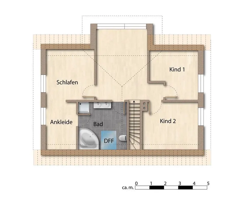 Grundriss Obergeschoss