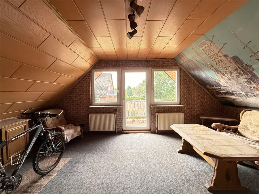 Kinderzimmer im Dachgeschoss