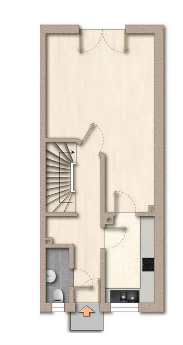 Grundriss EG F