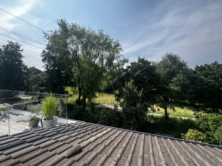 Blick vom Balkon