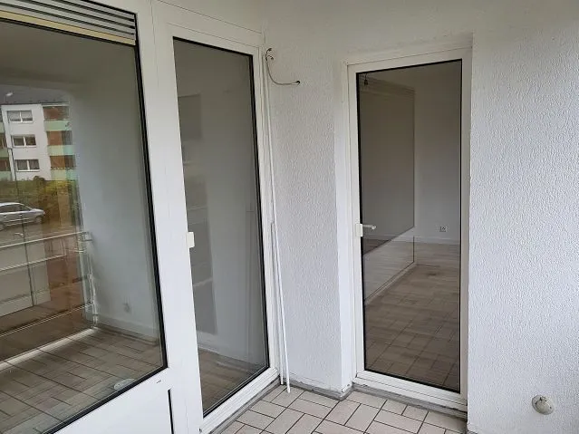 Blick vom Balkon