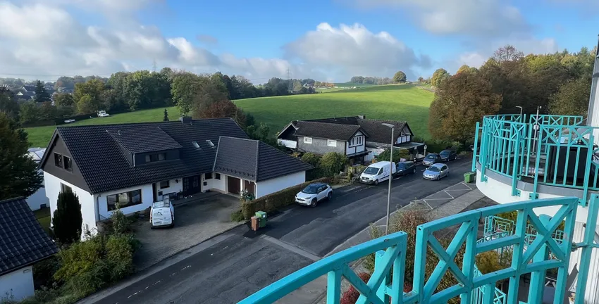 Aussicht vom Balkon