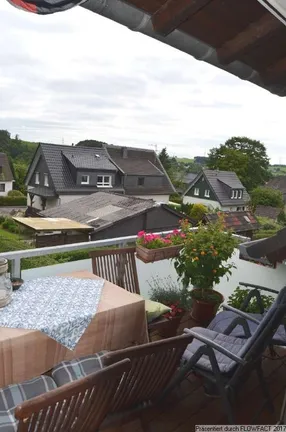 Aussicht vom Balkon