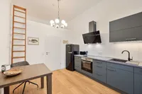 Küche mit Empore