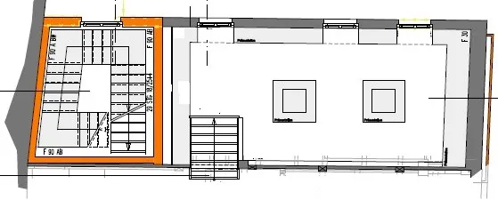 Grundriss Zwischengeschoss (Ladenlokal)