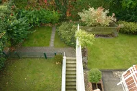 Blick in die Grünanlage