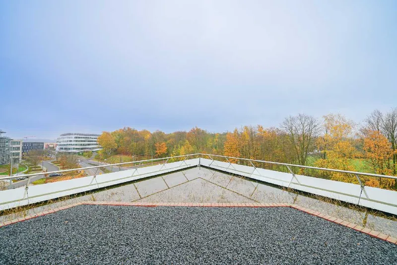 Terrasse mit Dachteich