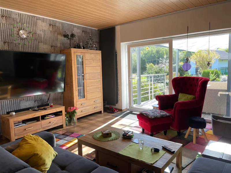 schöner Ausblick in den Garten