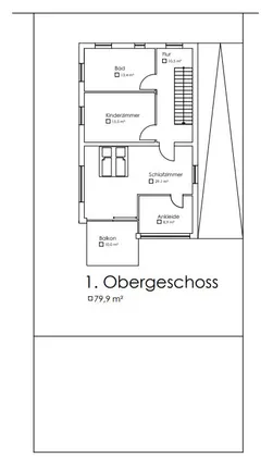 Bebauungsvorschlag Obergeschoss