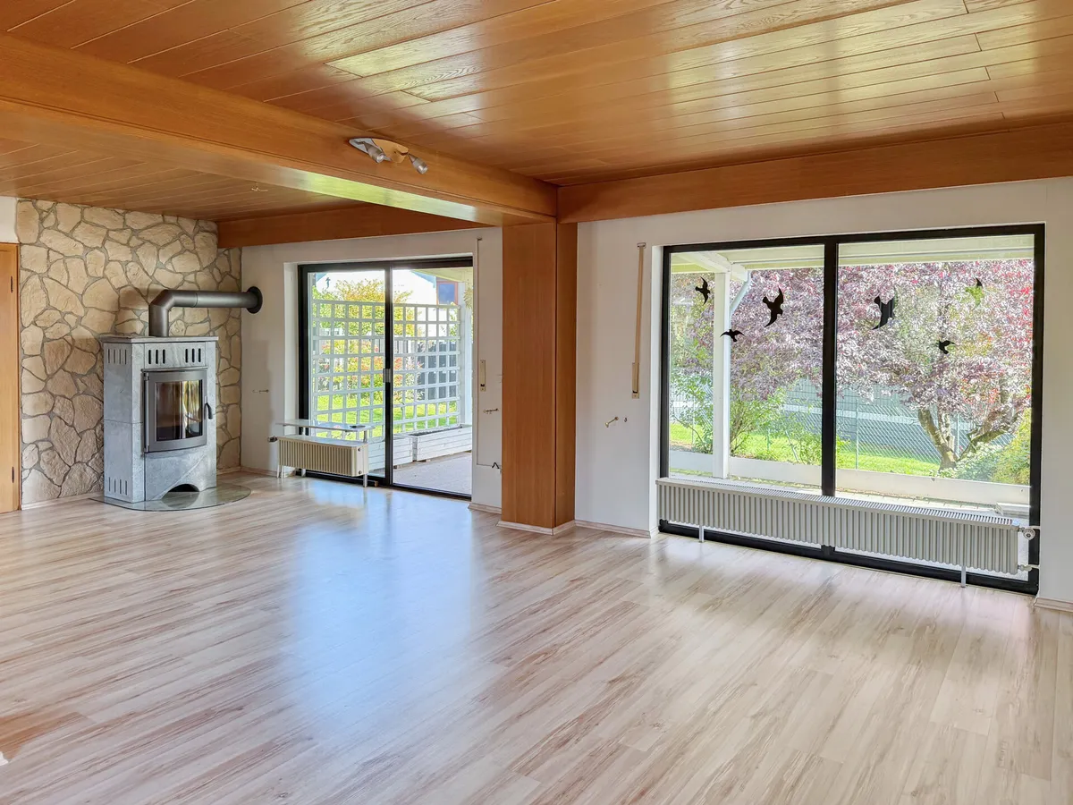 Schöner Blick in den Garten