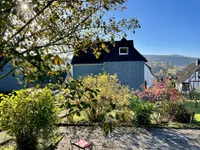 zweite Terrasse im Garten