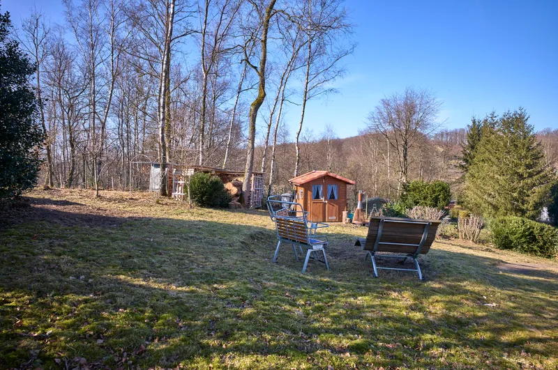 Blick über das Grundstück