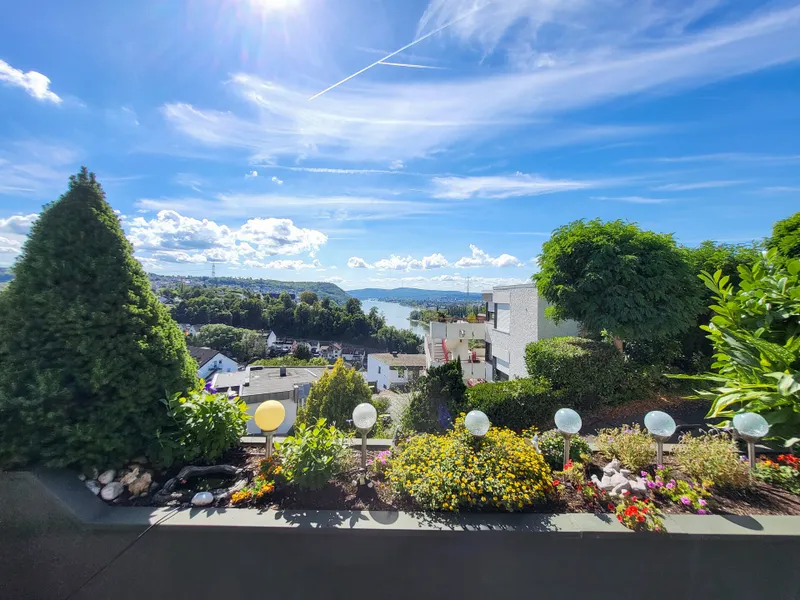 Ausblick von der Terrasse