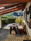Terrasse an Garage