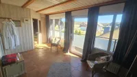 Schlafzimmer mit Sauna & Balkon